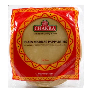 Madras Plain Pappadums - 200g