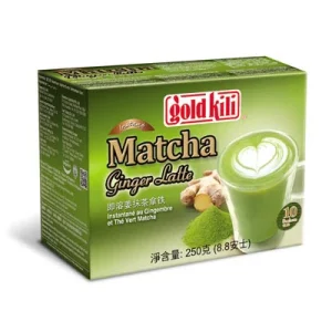 Instant Matcha Ginger Latte - 10 Bags - 360g