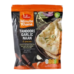 Tandoori Naan Garlic 5 pcs - 400 g