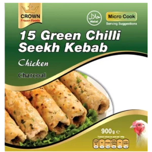 Crown Seekh Kebab Green Chilli Chicken - 900g